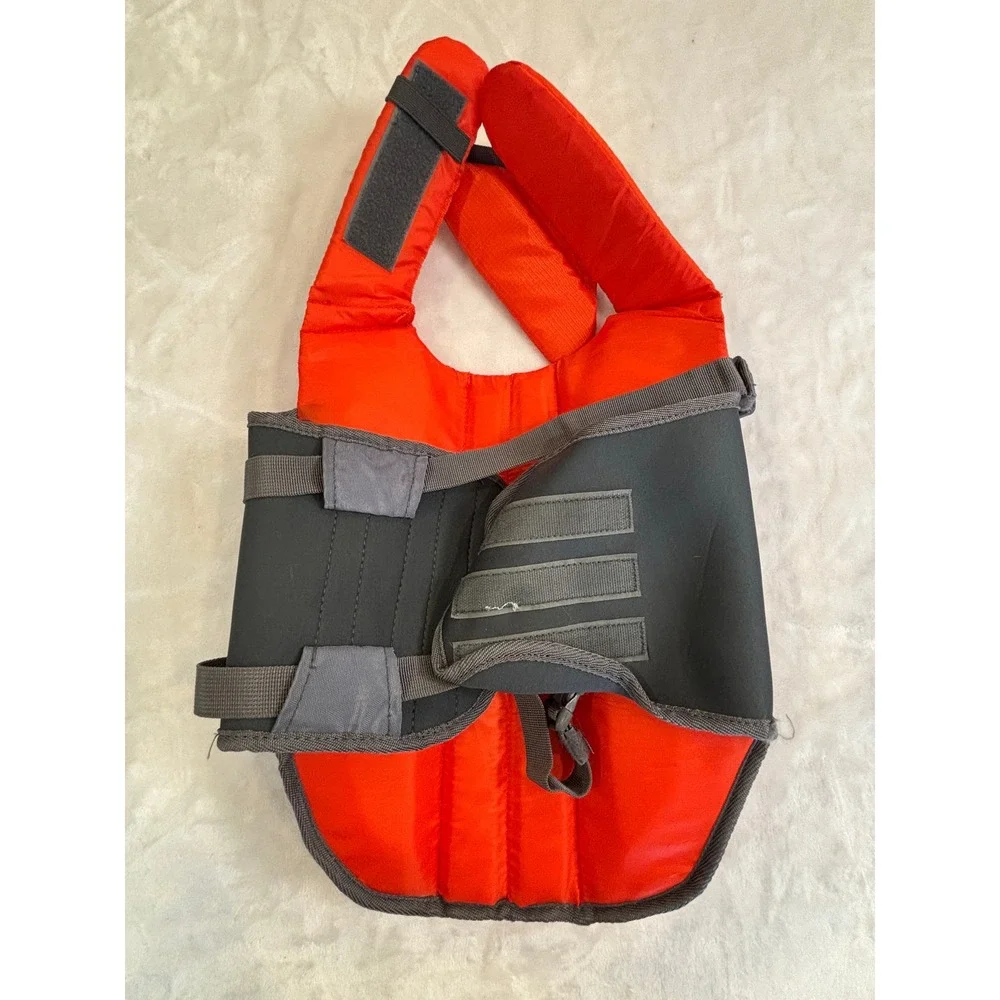 Outward Hound Granby Splash Dog Life Jacket‎ Orange Dual Handle Pet Safety Vest